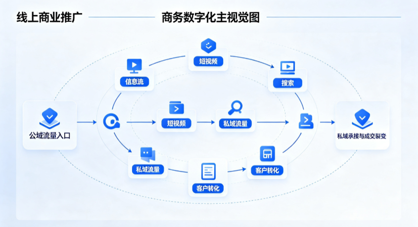 沁水县线上商业推广怎么做？全域流量闭环搭建与低成本转化实战指南